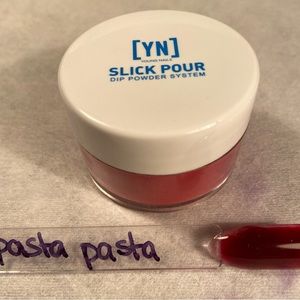 Young nails slick pour “ Pasta pasta”